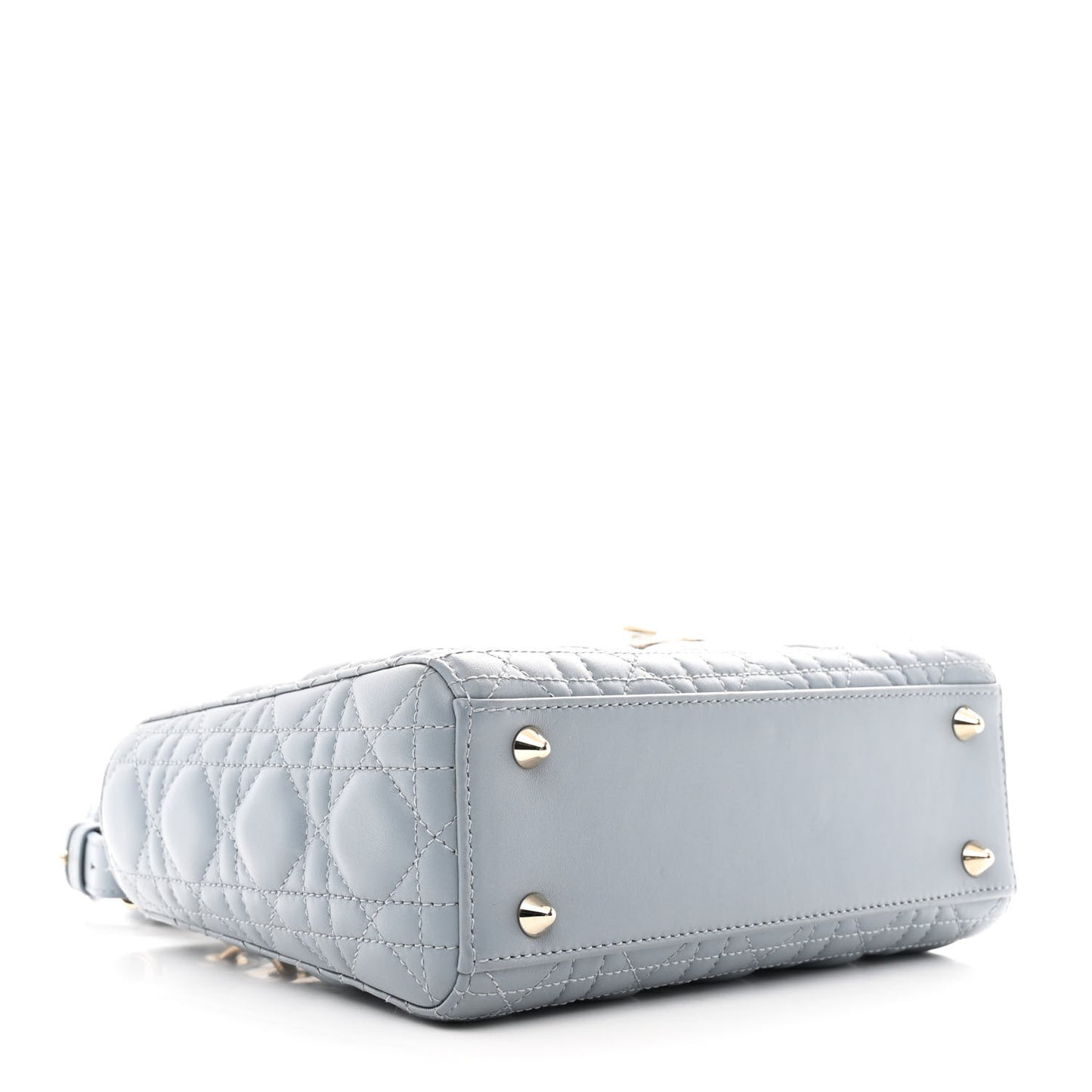 Lambskin Cannage Small My ABCDior Lady Dior Cloud Blue