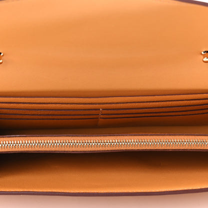 Hermes Ostrich Constance Long Wallet To Go Safran 4 of 5