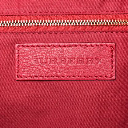 Burberry Haymarket Check Small Knots Canterbury Tote Pink 11 of 13