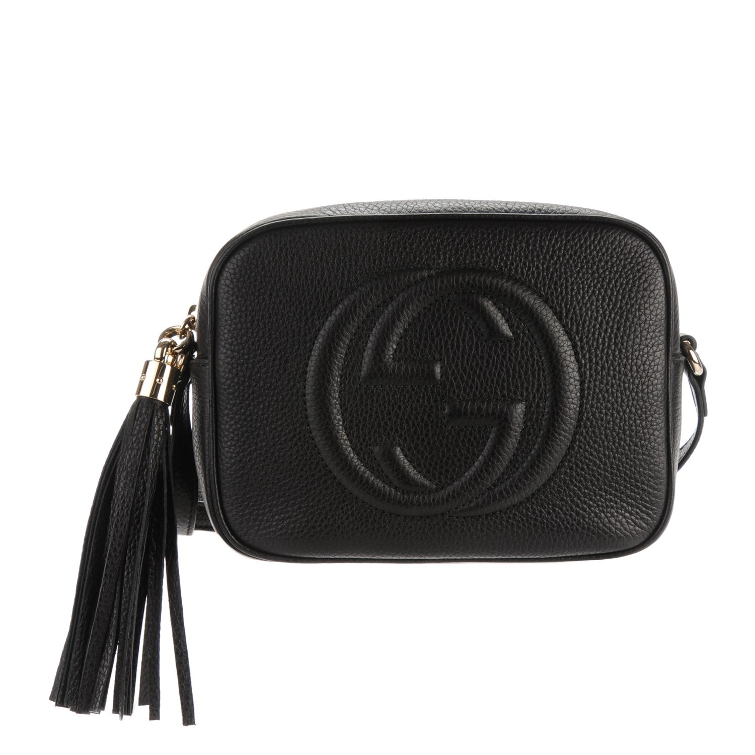 Gucci Pebbled Calfskin Small Soho Disco Bag Black 1 of 7