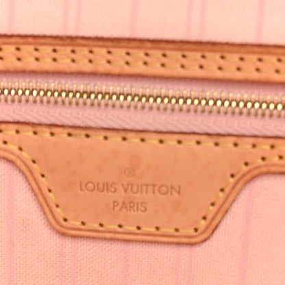 Louis Vuitton Damier Azur Neo Neverfull MM Rose Ballerine 6 of 13
