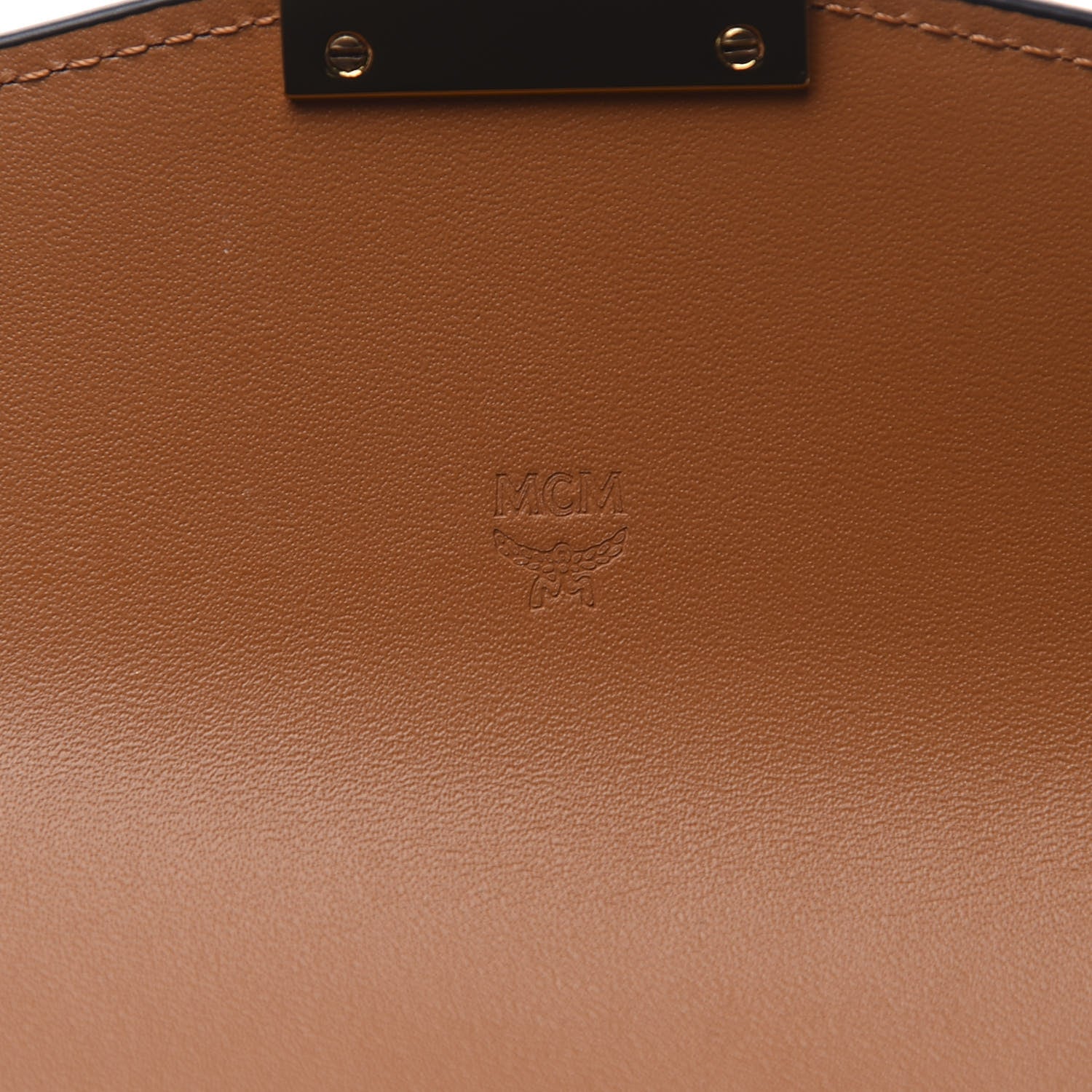 MCM Visetos Large Patricia Wallet On Chain Cognac Black 5 of 8