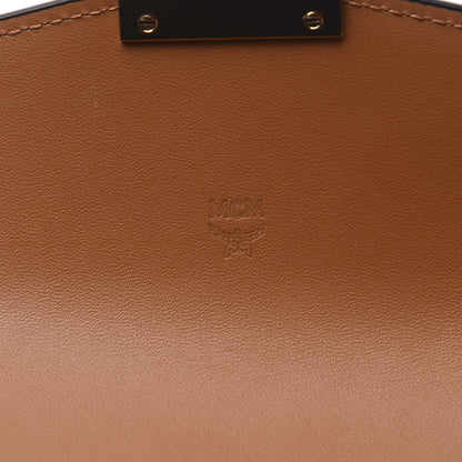 MCM Visetos Large Patricia Wallet On Chain Cognac Black 5 of 8