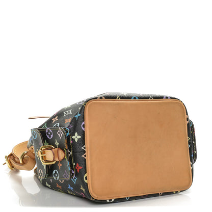 Louis Vuitton Monogram Multicolor Petit Noe Black 4 of 7