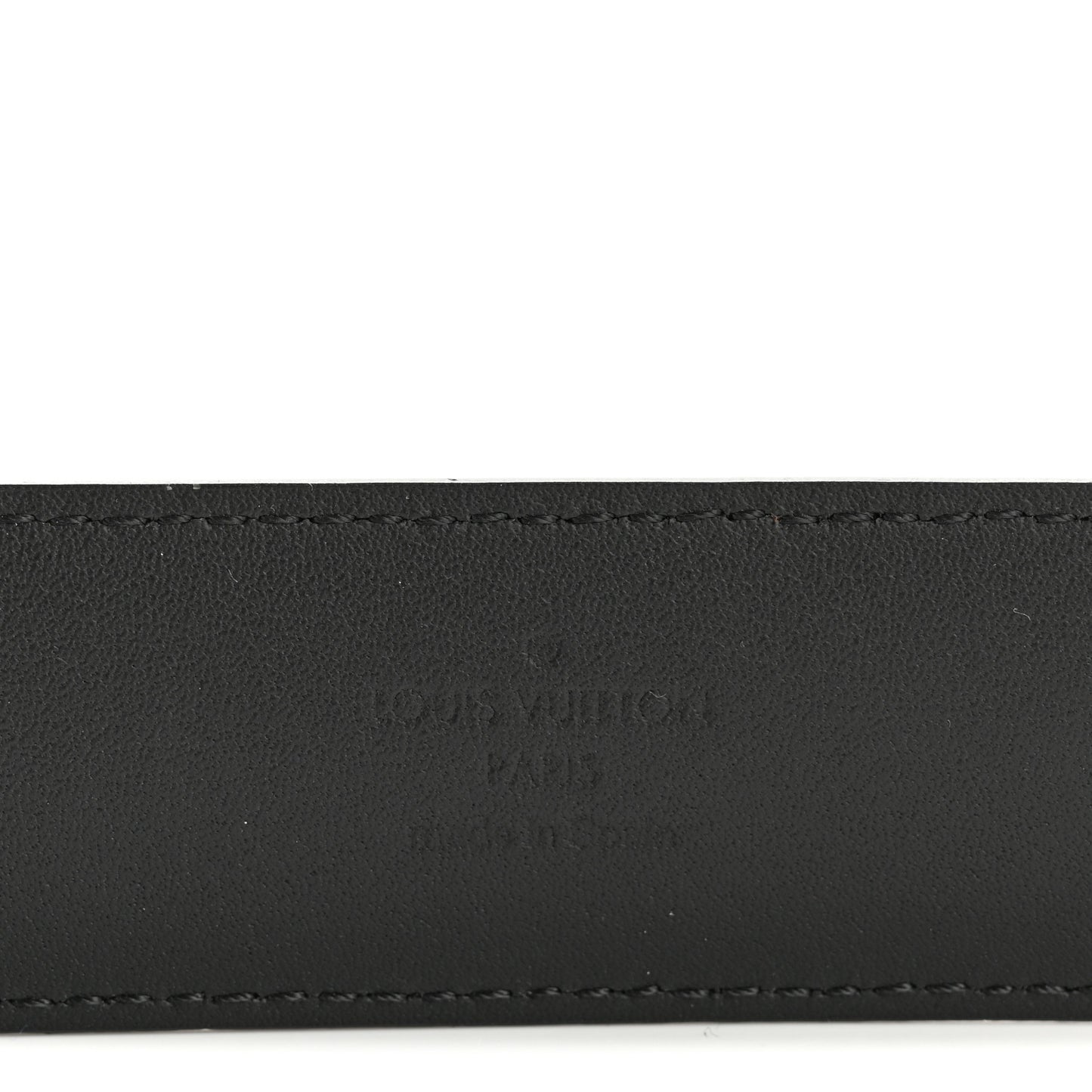 Monogram Calfskin 20mm LV Circle Reversible Belt 90 36 Black