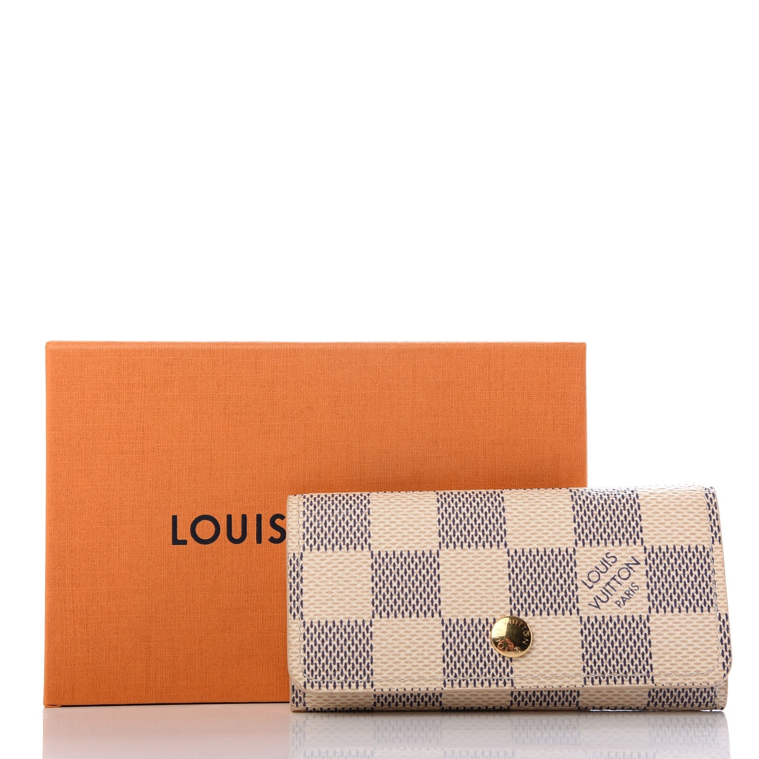 Louis Vuitton Damier Azur Multicles 4 Key Holder 8 of 8