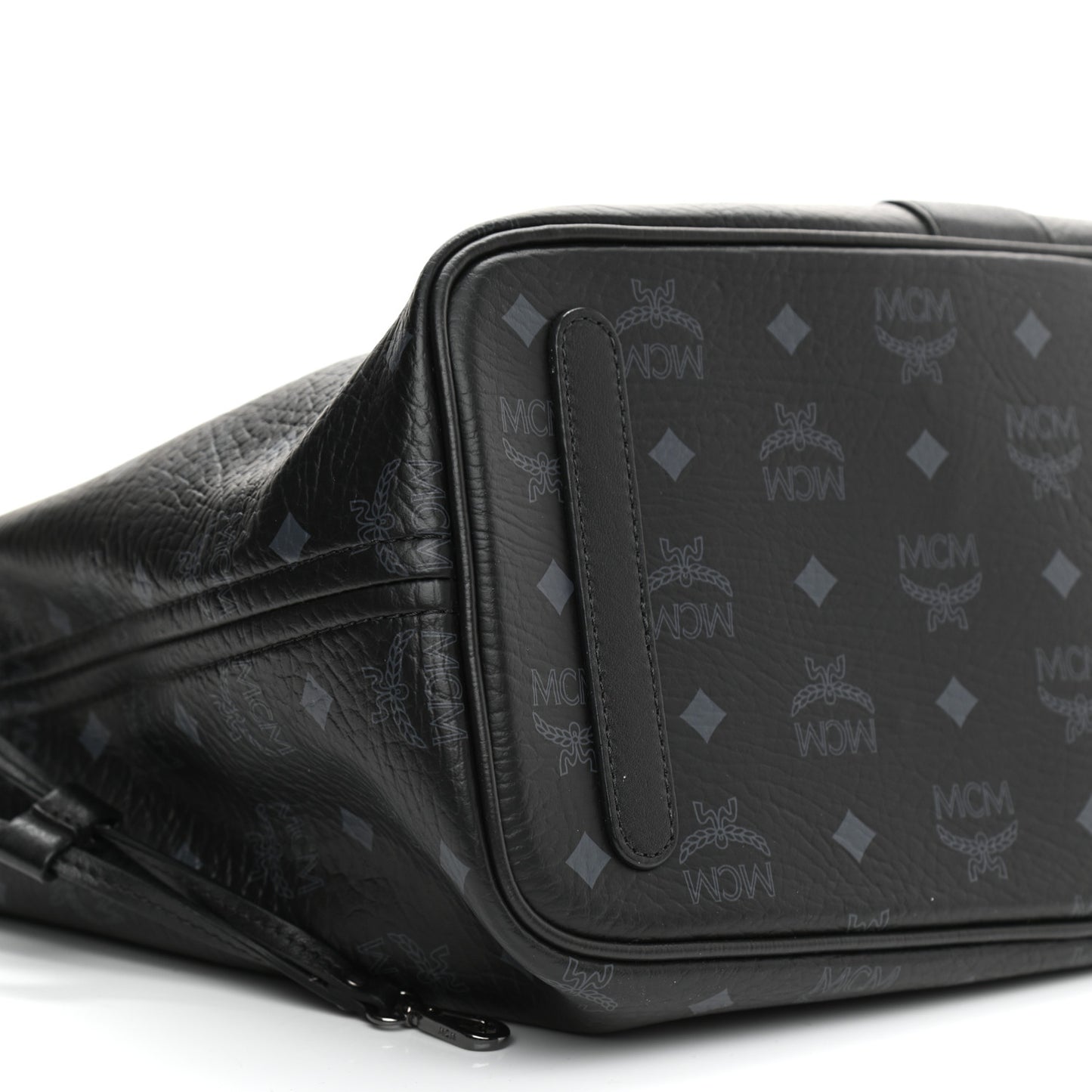 Visetos Medium Reversible Shopper Tote Black