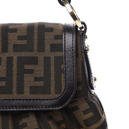 Fendi Zucca Small Chef Shoulder Bag Tobacco 9 of 13