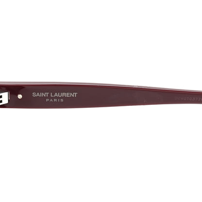 Saint Laurent Acetate Square SL M40 Sunglasses Burgundy 11 of 16