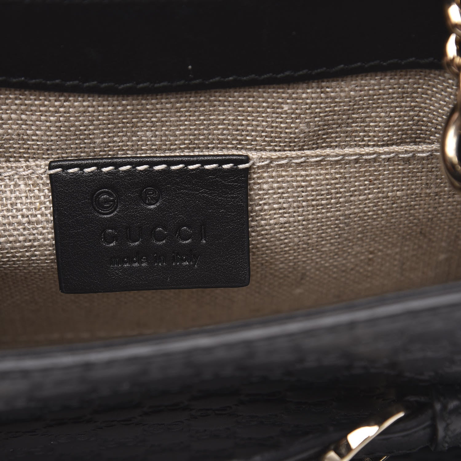 Gucci Microguccissima Mini Emily Shoulder Bag Black 8 of 11