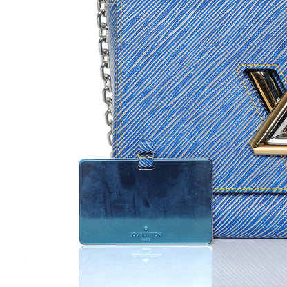 Louis Vuitton Epi Twist Shoulder Bag MM Denim Light 7 of 7