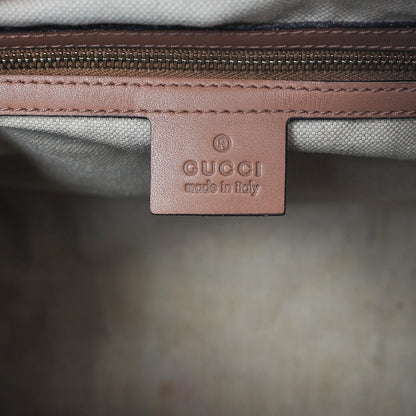 Gucci Monogram Vintage Web Medium Boston Pink 7 of 8