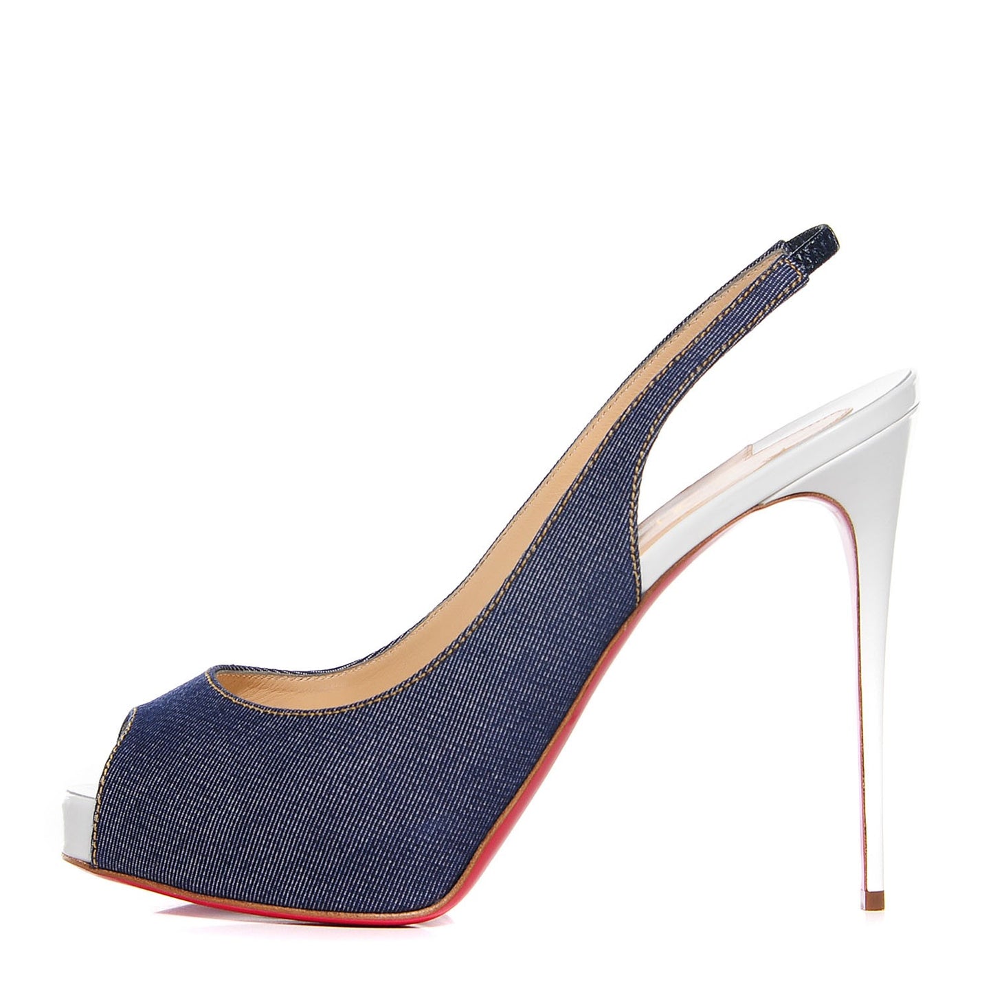 Denim Private Number 120 Pumps 41 Blue White