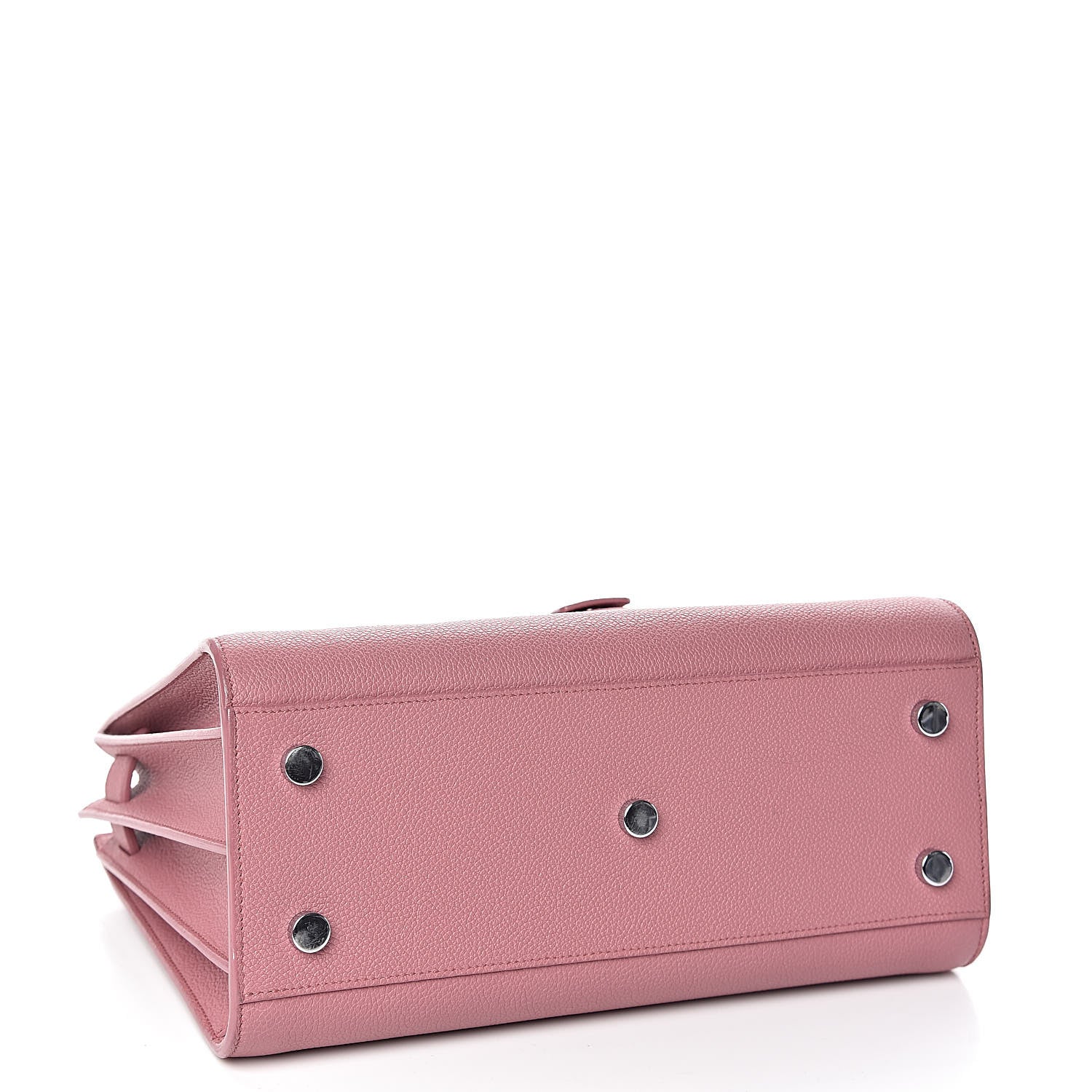 Saint Laurent Grained Calfskin Baby Sac De Jour Dark Rose 4 of 12