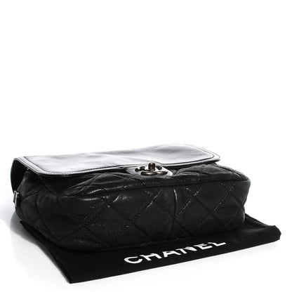 Chanel Iridescent Calfskin Medium In the Mix Flap Black 4 of 8