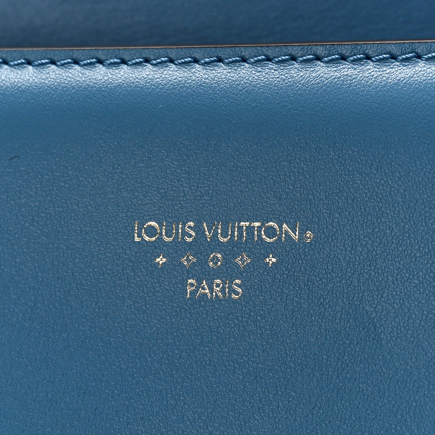 Louis Vuitton Smooth Calfskin LV Pont 9 Blue Orage 6 of 8