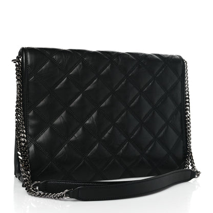 Saint Laurent Lambskin Quilted Small Becky Chain Bag Black 3 of 10
