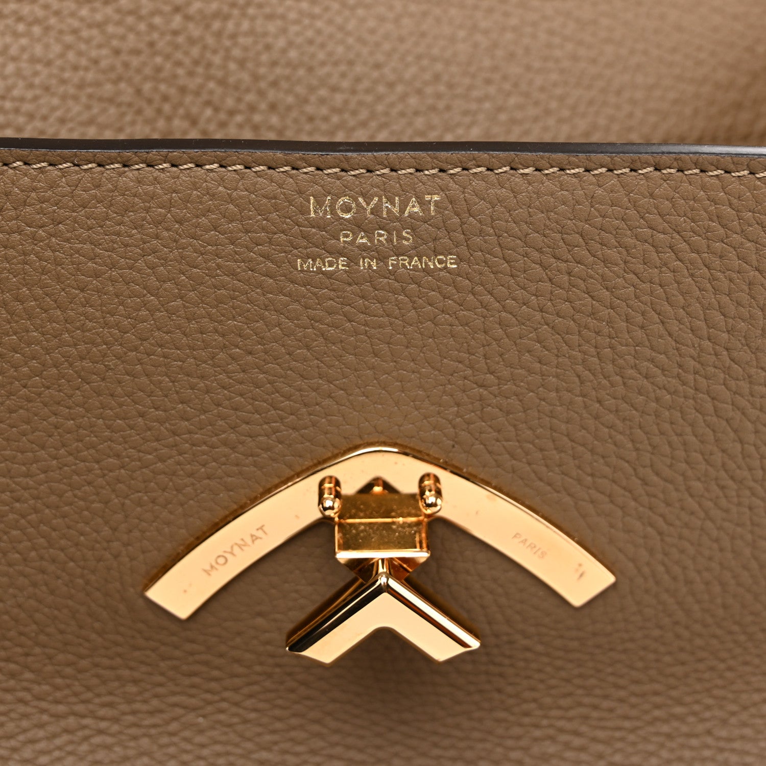 Moynat Taurillon Blush Calfskin Gabby PM Taupe 6 of 11