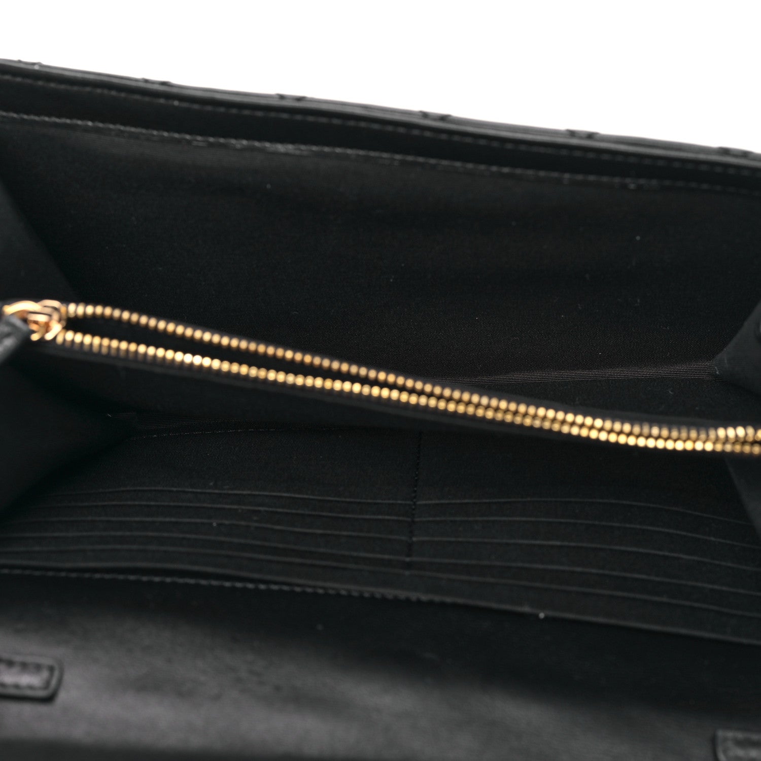 Versace Lambskin Quilted Medusa Wallet on Chain Crossbody Black 5 of 8