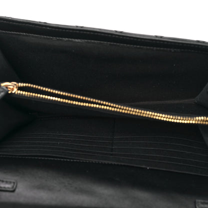 Versace Lambskin Quilted Medusa Wallet on Chain Crossbody Black 5 of 8