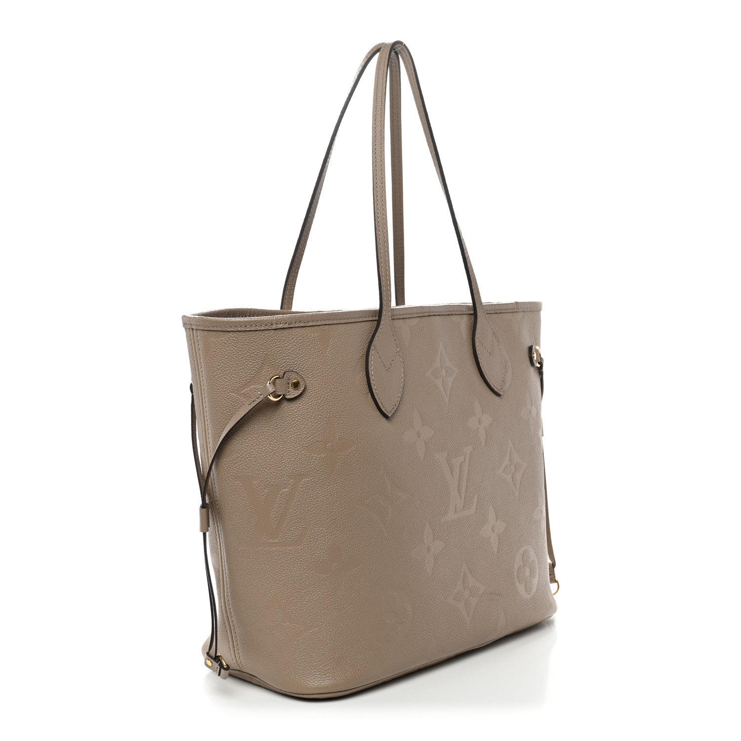 Louis Vuitton Empreinte Monogram Giant Neverfull MM Tourterelle 3 of 9