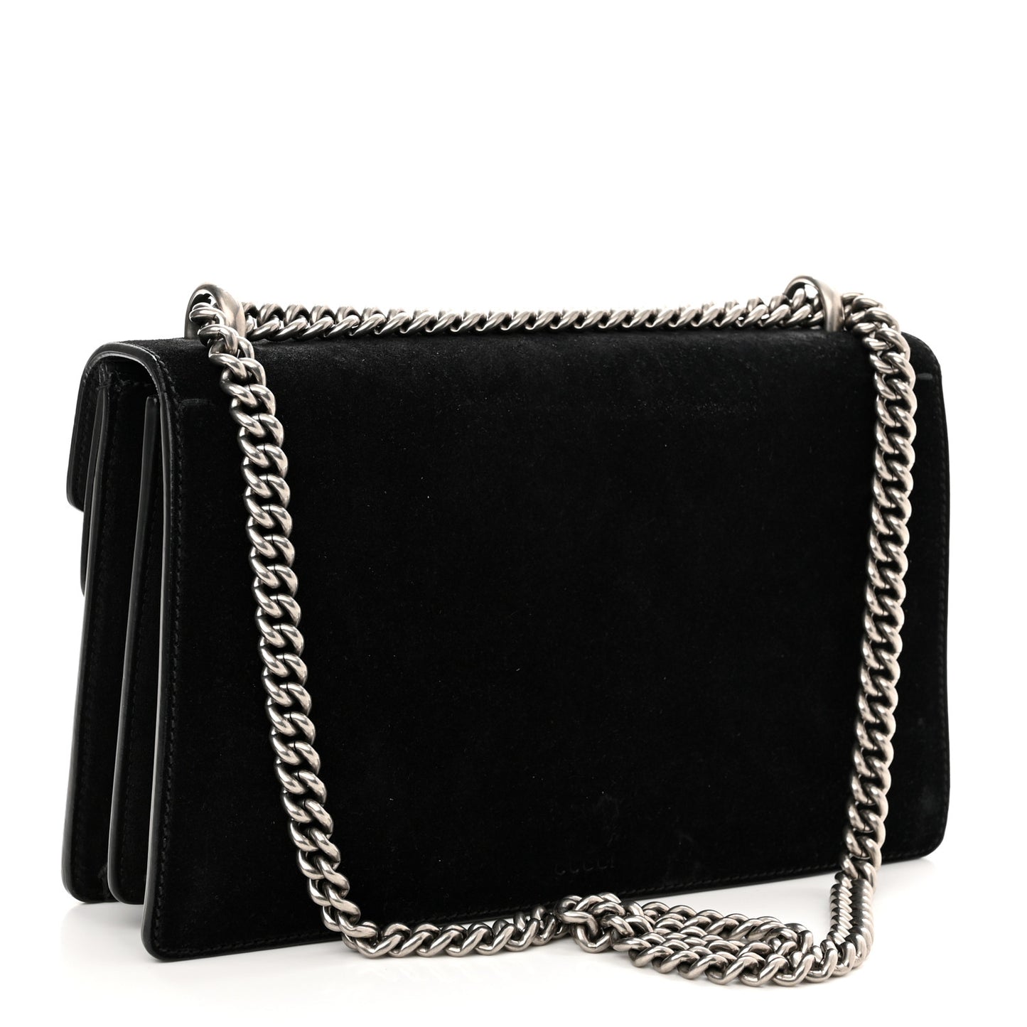 Suede Small Dionysus Shoulder Bag Black