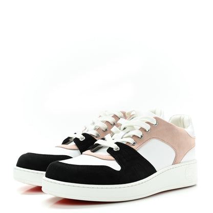 Hermes Suede Goatskin Calfskin Free Sneakers 37.5 Multicolor Rose Opaline 3 of 8