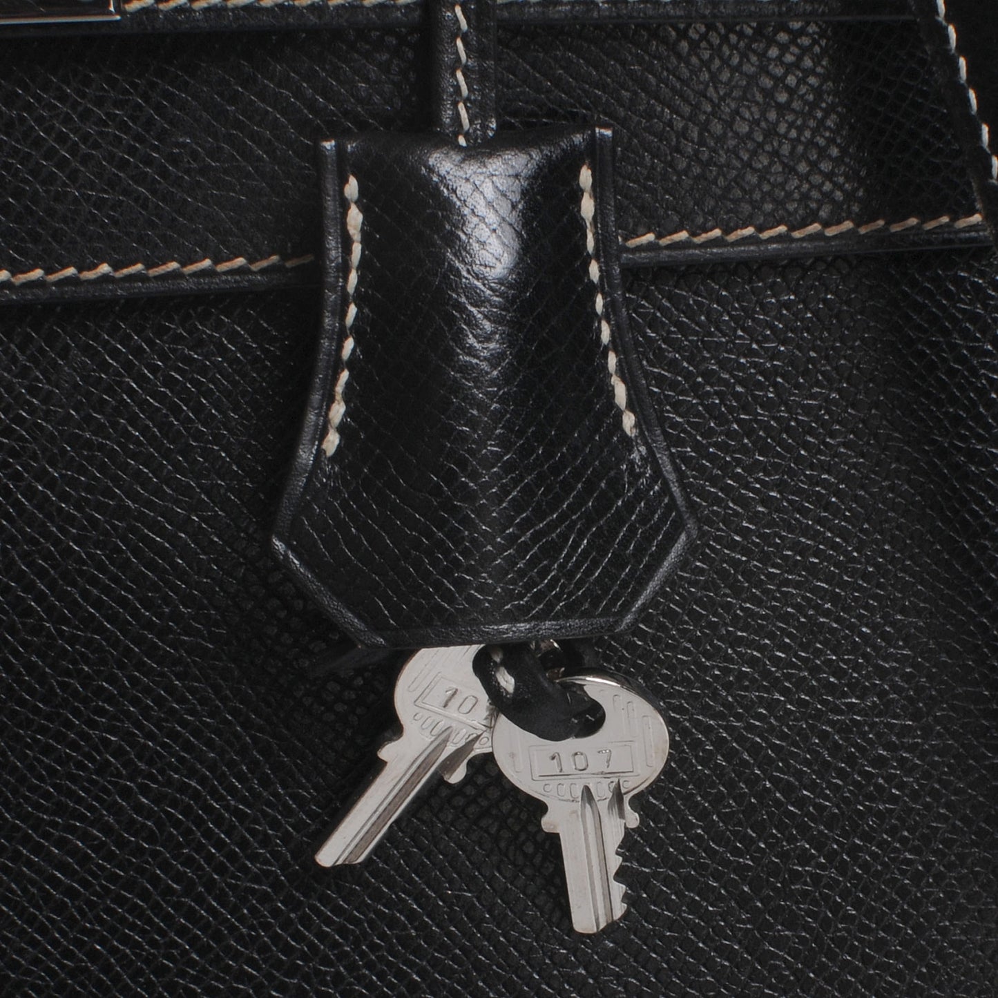 Veau Grain Lisse Kelly Sellier 32 Black