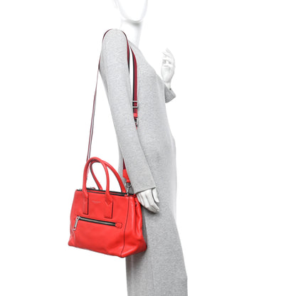 Marc Jacobs Pebbled Calfskin Gotham Bauletto Satchel Red 2 of 11