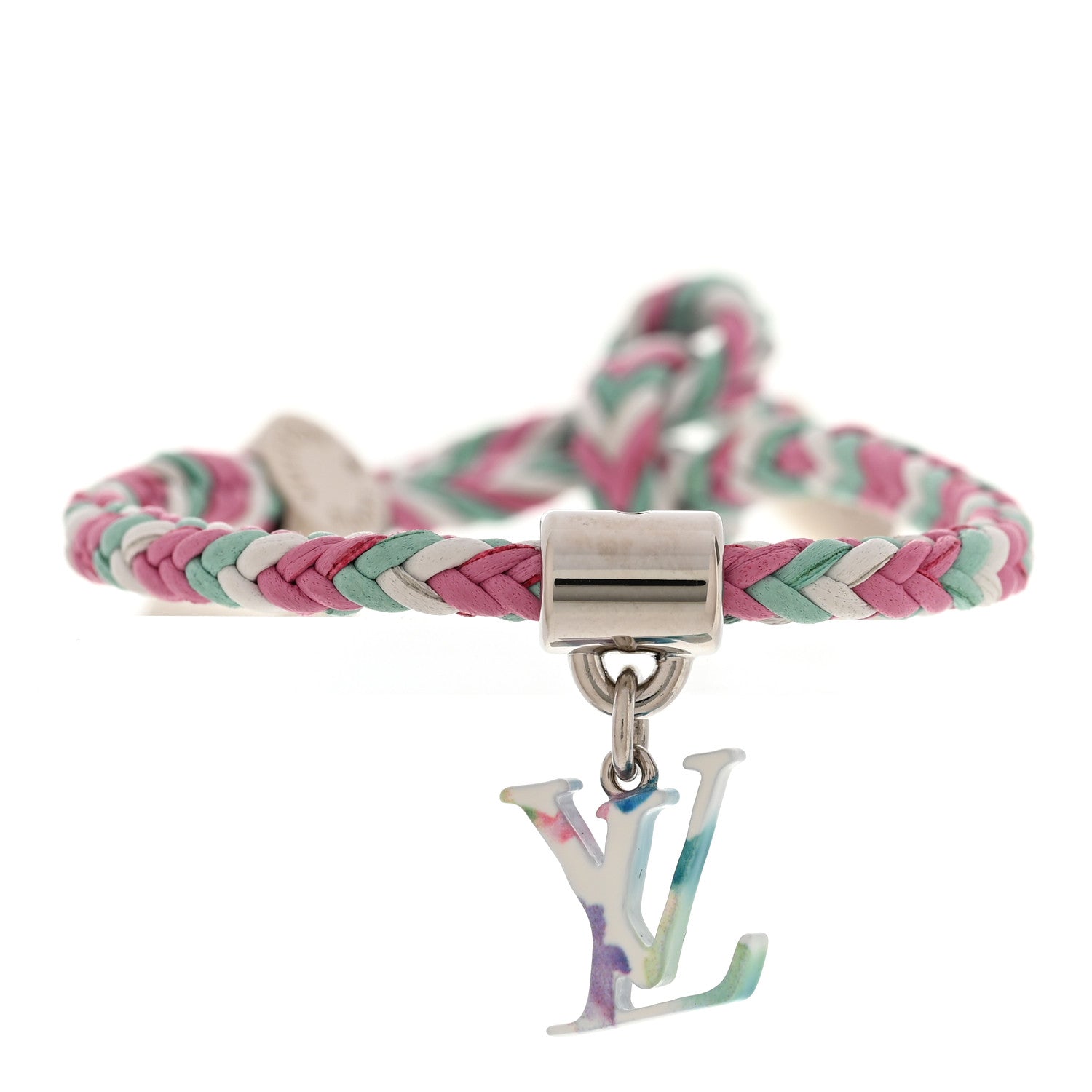 Louis Vuitton Calfskin Braided Bracelet Multicolor 1 of 6