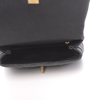 Chanel Caviar Lizard Embossed Quilted Mini Coco Handle Flap Black 5 of 10
