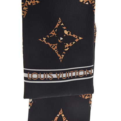 Louis Vuitton Silk Monogram Giant Jungle Bandeau Black 3 of 4