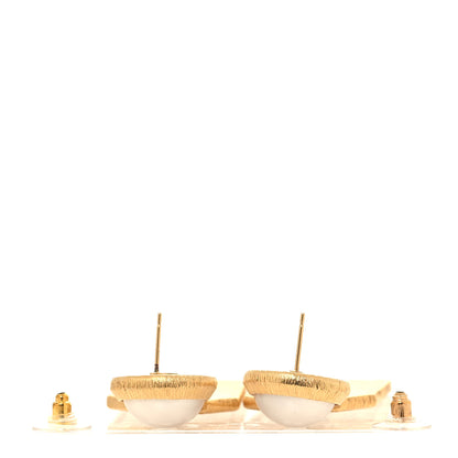Chanel Pearl CC Tags Drop Earrings Gold 3 of 5