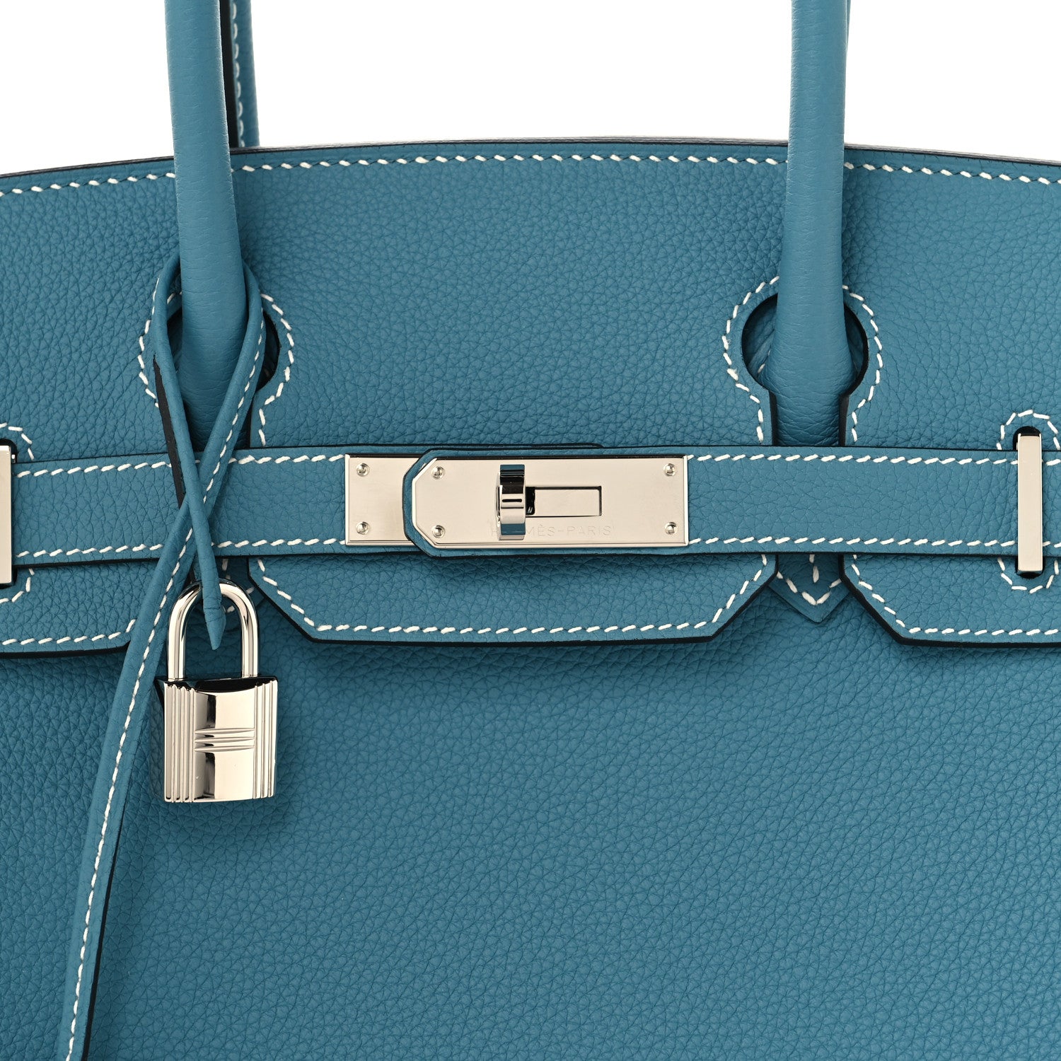 Hermes Togo Birkin 30 New Bleu Jean 7 of 11