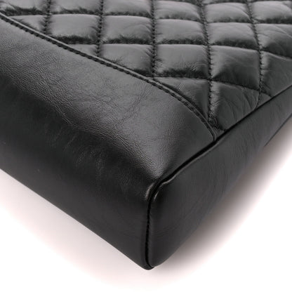 Chanel Aged Calfskin Quilted Mini 31 Shopping Bag Black 11 of 11