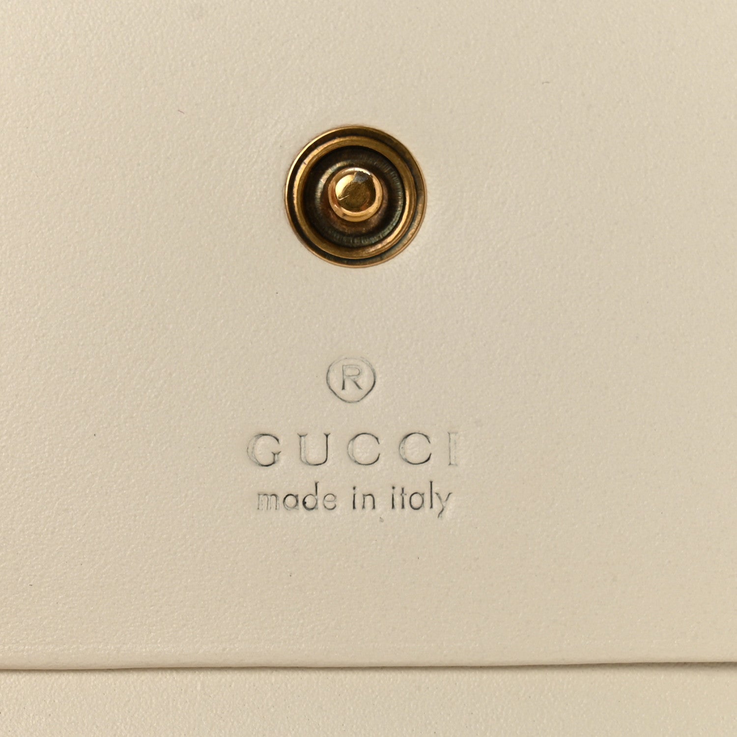 Gucci Guccissima Cherries Card Case Wallet White 6 of 9