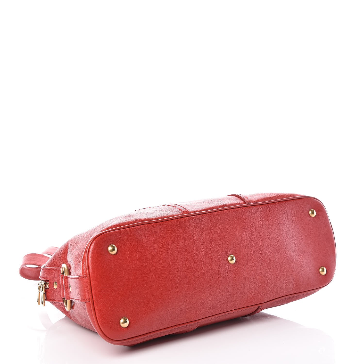 Saint Laurent Calfskin Large Muse Red 4 of 9