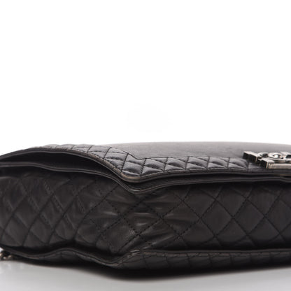 Chanel Calfskin Large Boy Reverso Flap Black 6 of 10