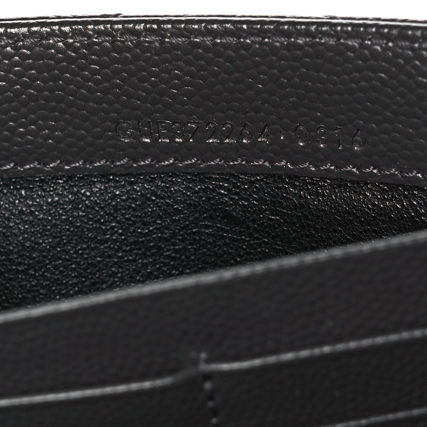 Grain De Poudre Matelasse Chevron Monogram Flap Wallet Coal