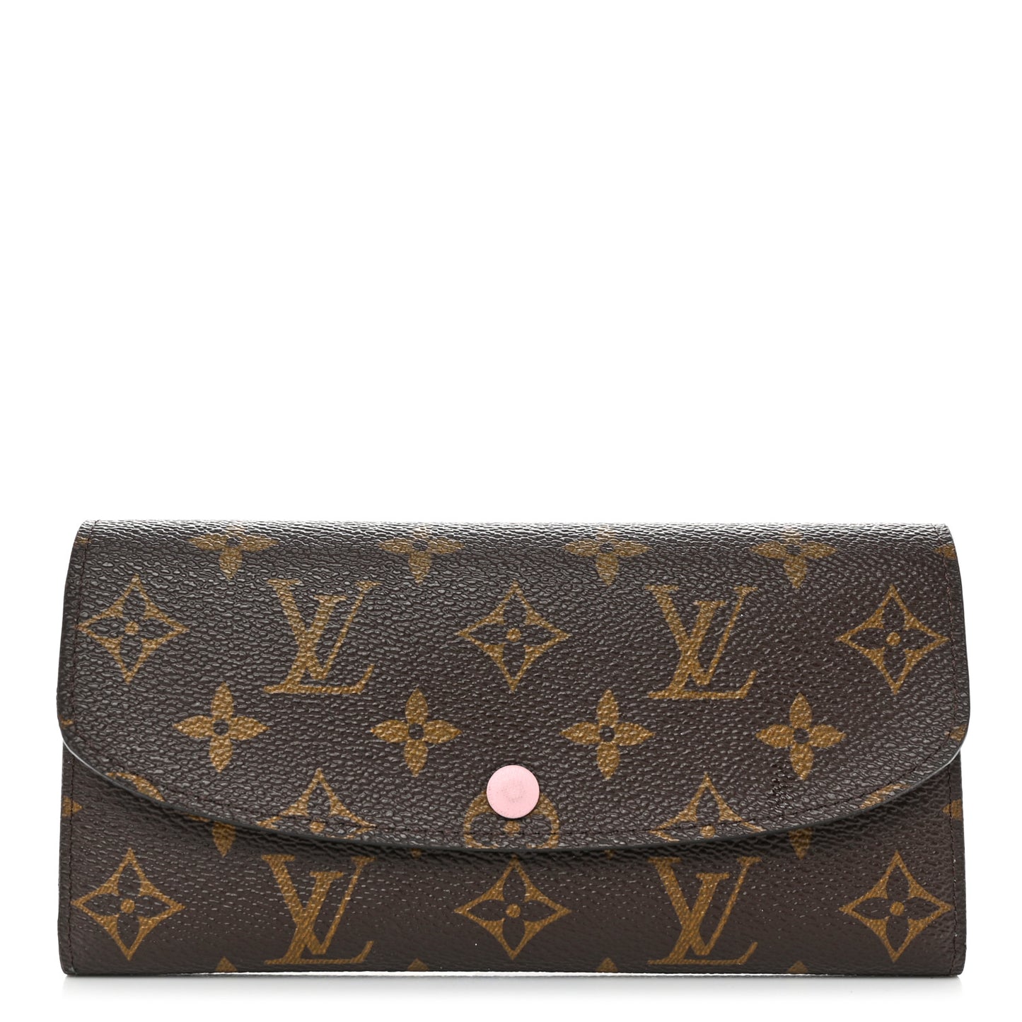 Monogram Emilie Wallet Rose Ballerine