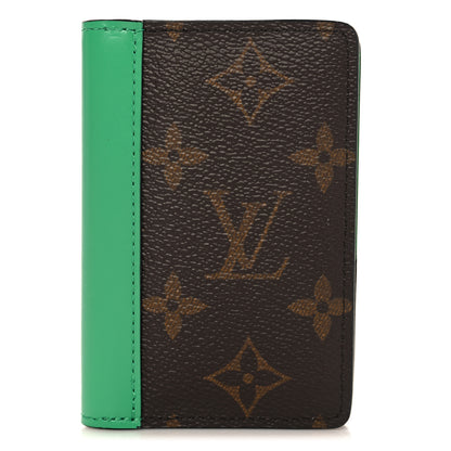 Louis Vuitton Monogram Macassar Pocket Organizer NM Borneo Green 1 of 7
