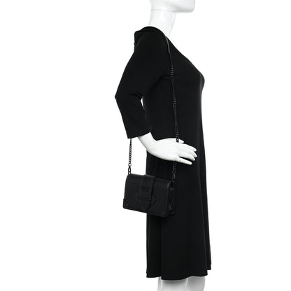 Prada City Calfskin Saffiano Cahier Bag Black 2 of 9