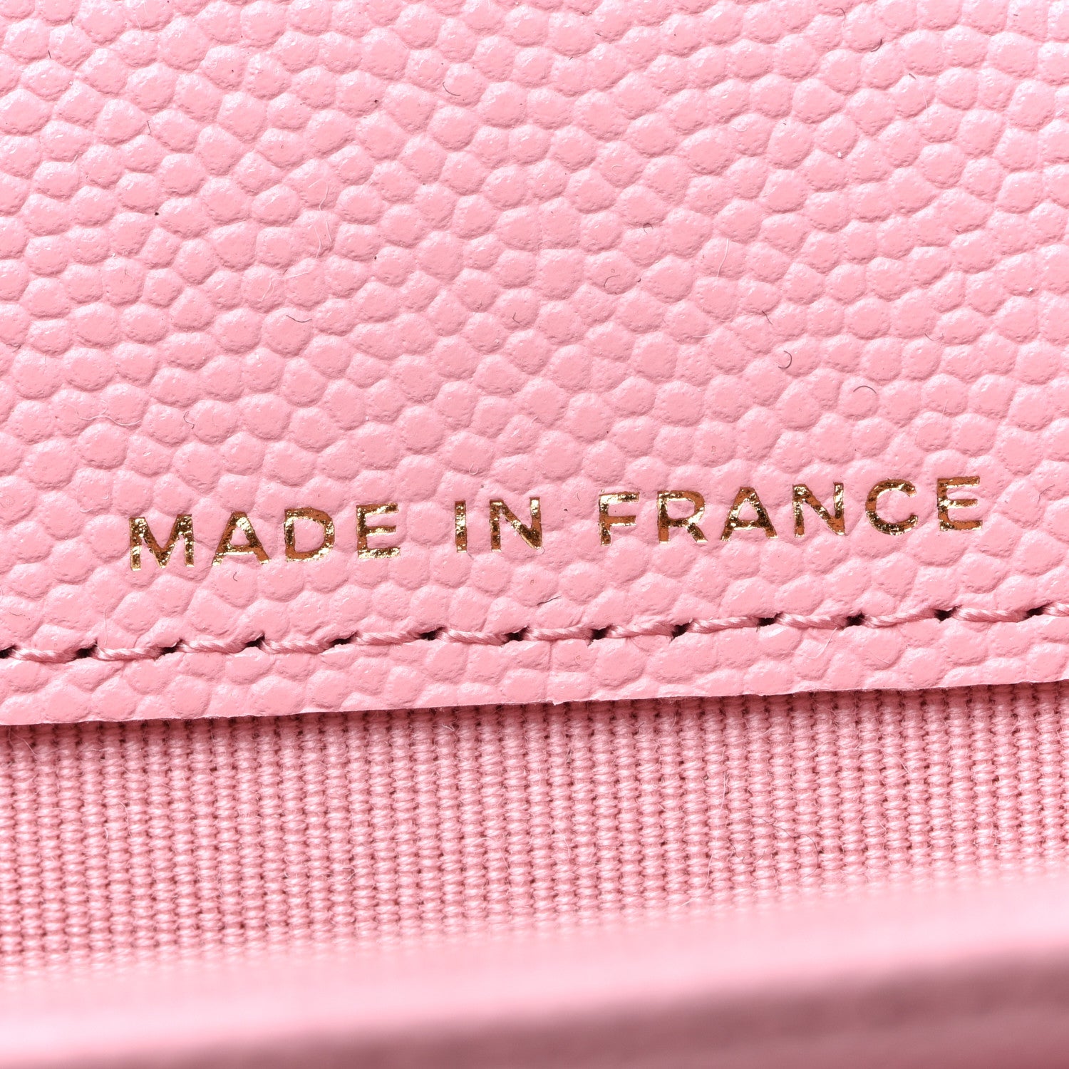 Chanel Caviar Quilted Flap Card Holder Wallet Light Pink 7 of 9