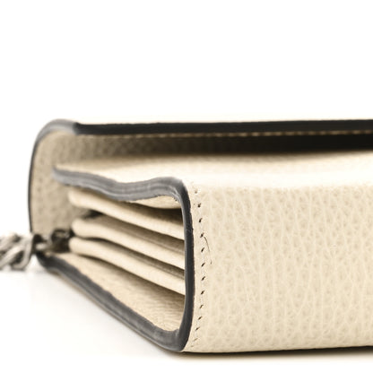 Gucci Dollar Calfskin Mini Dionysus Chain Wallet Mystic White 9 of 10