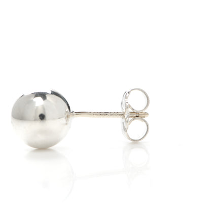 Tiffany Sterling Silver 8mm HardWear Ball Earrings 4 of 4