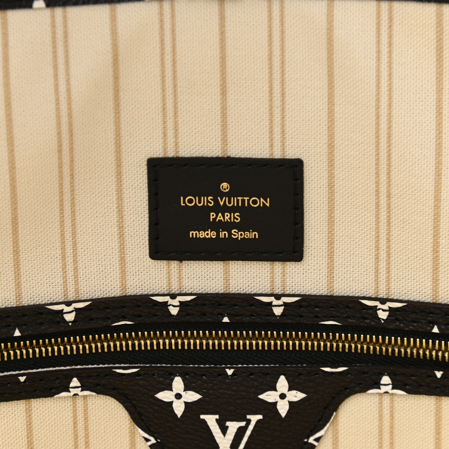 Louis Vuitton Monogram Giant Jungle Neverfull MM Ivory 6 of 10