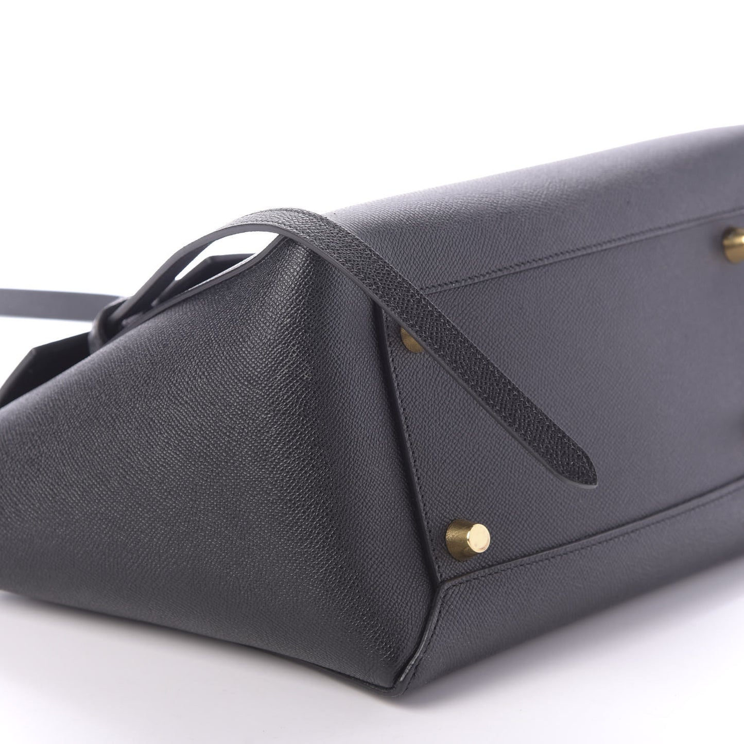 Baby Grained Calfskin Mini Belt Bag Black