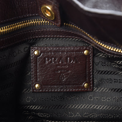 Prada Cervo Antik Tote Caffe Sfumato 6 of 16