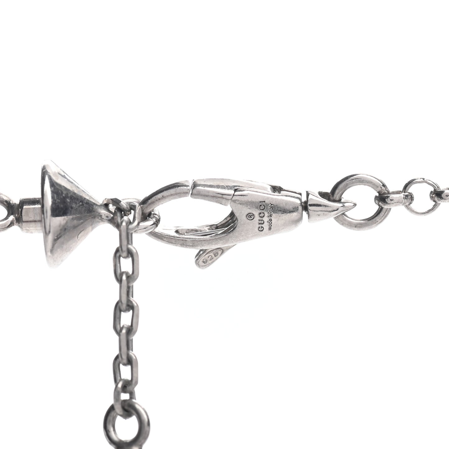 Sterling Silver Enamel Bosco Pendant Necklace