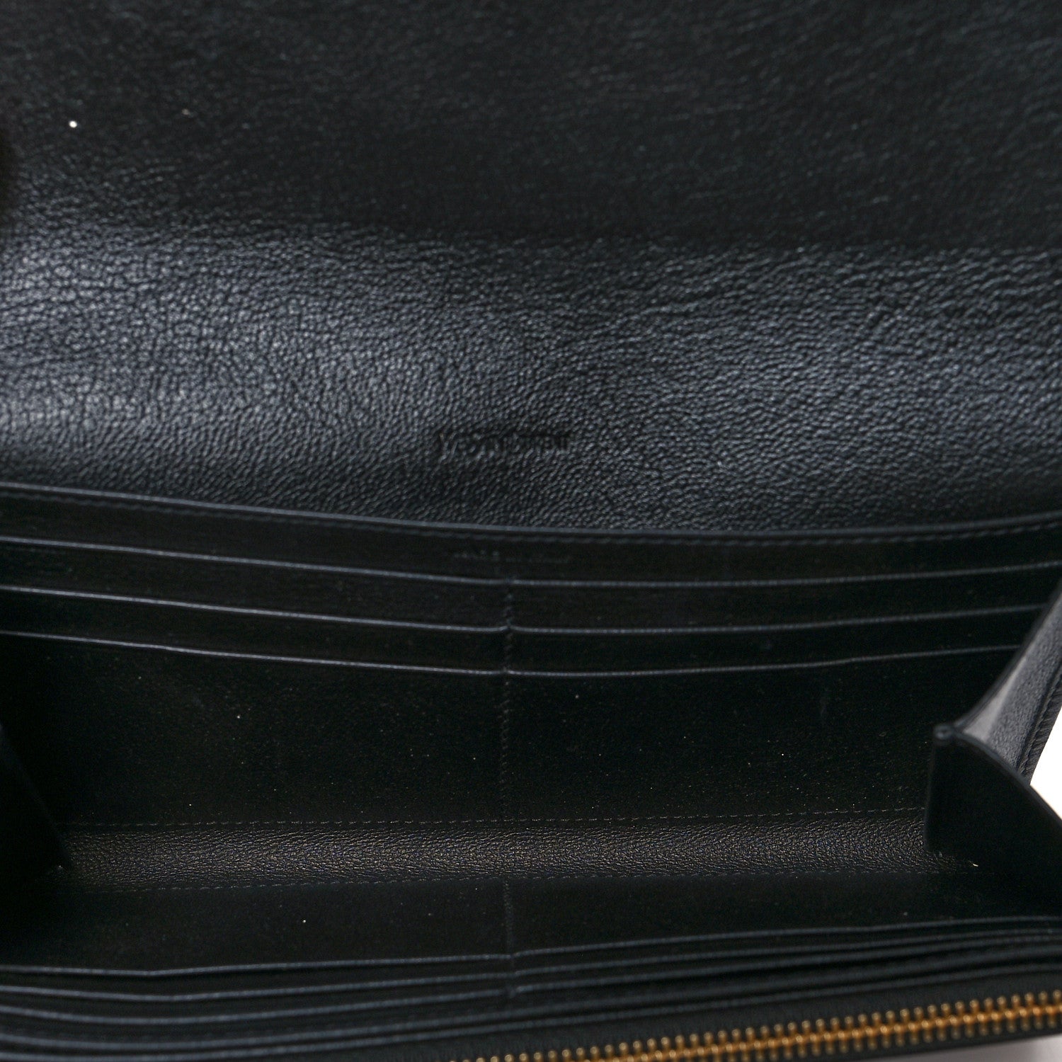 Saint Laurent Chevre Belle De Jour Flap Wallet Black 5 of 8